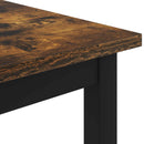 Sofabord Røget Eg 100 x 100 x 45 cm Konstrueret træ