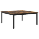 Sofabord Røget Eg 100 x 100 x 45 cm Konstrueret træ