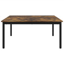 Sofabord Røget Eg 100 x 100 x 45 cm Konstrueret træ