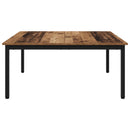 Sofabord Gammelt træ 100 x 100 x 45 cm Konstrueret træ
