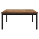 Sofabord Gammelt træ 100 x 100 x 45 cm Konstrueret træ