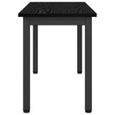 bænk Sort eg 80 x 35 x 45 cm Konstrueret træ