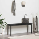 bænk Sort eg 110 x 35 x 45 cm Konstrueret træ