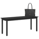 bænk Sort eg 110 x 35 x 45 cm Konstrueret træ