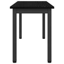 bænk Sort eg 110 x 35 x 45 cm Konstrueret træ