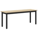 bænk Sonoma-eg 110 x 35 x 45 cm Konstrueret træ