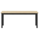 bænk Sonoma-eg 110 x 35 x 45 cm Konstrueret træ