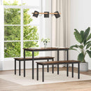 bænk Røget Eg 110 x 35 x 45 cm Konstrueret træ