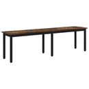 bænk Røget Eg 160 x 35 x 45 cm Konstrueret træ