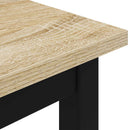 bænk Sonoma-eg 200 x 35 x 45 cm Konstrueret træ