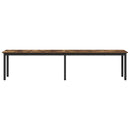 bænk Røget Eg 200 x 35 x 45 cm Konstrueret træ