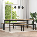 bænk Artisan-eg 200 x 35 x 45 cm Konstrueret træ