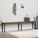 bænk Artisan-eg 200 x 35 x 45 cm Konstrueret træ