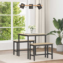 Spiseborde 70 x 70 x 75 cm Konstrueret træ Sonoma-eg Firkantet
