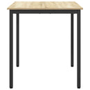 Spiseborde 70 x 70 x 75 cm METAL Firkantet