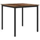 Spiseborde 80 x 80 x 75 cm Konstrueret træ Egetræ Firkantet