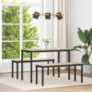 Spiseborde 110 x 55 x 75 cm Konstrueret træ Sonoma-eg