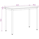 Spiseborde 110 x 55 x 75 cm Konstrueret træ Sonoma-eg