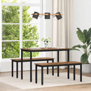 Spiseborde 110 x 55 x 75 cm Konstrueret træ Gammelt træ