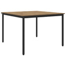 Spiseborde 110 x 110 x 75 cm METAL Rektangulær