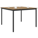 Spiseborde 110 x 110 x 75 cm METAL Rektangulær