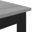 Spiseborde 150 x 90 x 75 cm Konstrueret træ Grå Sonoma