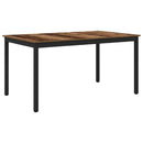 Spiseborde 150 x 90 x 75 cm Konstrueret træ Gammelt træ
