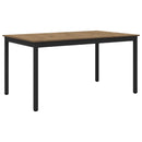 Spiseborde 150 x 90 x 75 cm Konstrueret træ Artisan-eg
