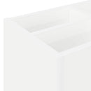 Parasolfod med opbevaring Hvid 65 x 24 x 50 cm Konstrueret træ