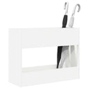 Parasolfod med opbevaring Hvid 65 x 24 x 50 cm Konstrueret træ