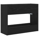 Parasolfod Sort eg 65 x 24 x 50 cm Konstrueret træ