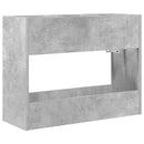 Parasolfod Beton Grå 65 x 24 x 50 cm Konstrueret træ
