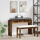 Keyboard Stand Røget eg 100 x 32 x 64 cm Konstrueret træ