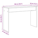 Keyboard Stand Gammelt træ 100 x 32 x 64 cm Konstrueret træ
