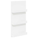 Magasin Rack med hylde Hvid 51 x 11 x 102 cm Konstrueret træ
