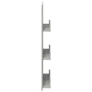 Magasin Rack Beton Grå 51 x 11 x 102 cm Konstrueret træ