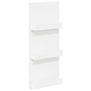 Magasin Rack med hylde Hvid 43 x 11 x 102 cm Konstrueret træ