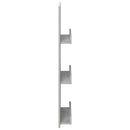 Magasin Rack Beton Grå 43 x 11 x 102 cm Konstrueret træ