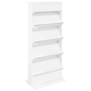 Magasin Rack Hvid 70 x 41 x 156 cm Konstrueret træ