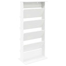 Magasin Rack Hvid 70 x 41 x 156 cm Konstrueret træ