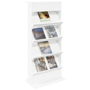 Magasin Rack Hvid 70 x 41 x 156 cm Konstrueret træ