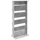 Magasin Rack Beton Grå 70 x 41 x 156 cm Konstrueret træ