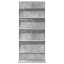 Magasin Rack Beton Grå 70 x 41 x 156 cm Konstrueret træ