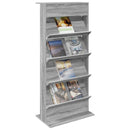 Magasin Rack Grå Sonoma 70 x 41 x 156 cm Konstrueret træ
