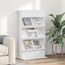 Magasin Rack Hvid 70 x 41 x 126 cm Konstrueret træ