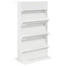 Magasin Rack Hvid 70 x 41 x 126 cm Konstrueret træ