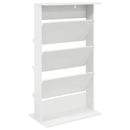 Magasin Rack Hvid 70 x 41 x 126 cm Konstrueret træ