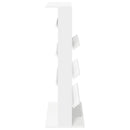 Magasin Rack Hvid 70 x 41 x 126 cm Konstrueret træ