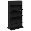 Magasin Rack Sort eg 70 x 41 x 126 cm Konstrueret træ