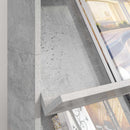 Magasin Rack Beton Grå 70 x 41 x 126 cm Konstrueret træ